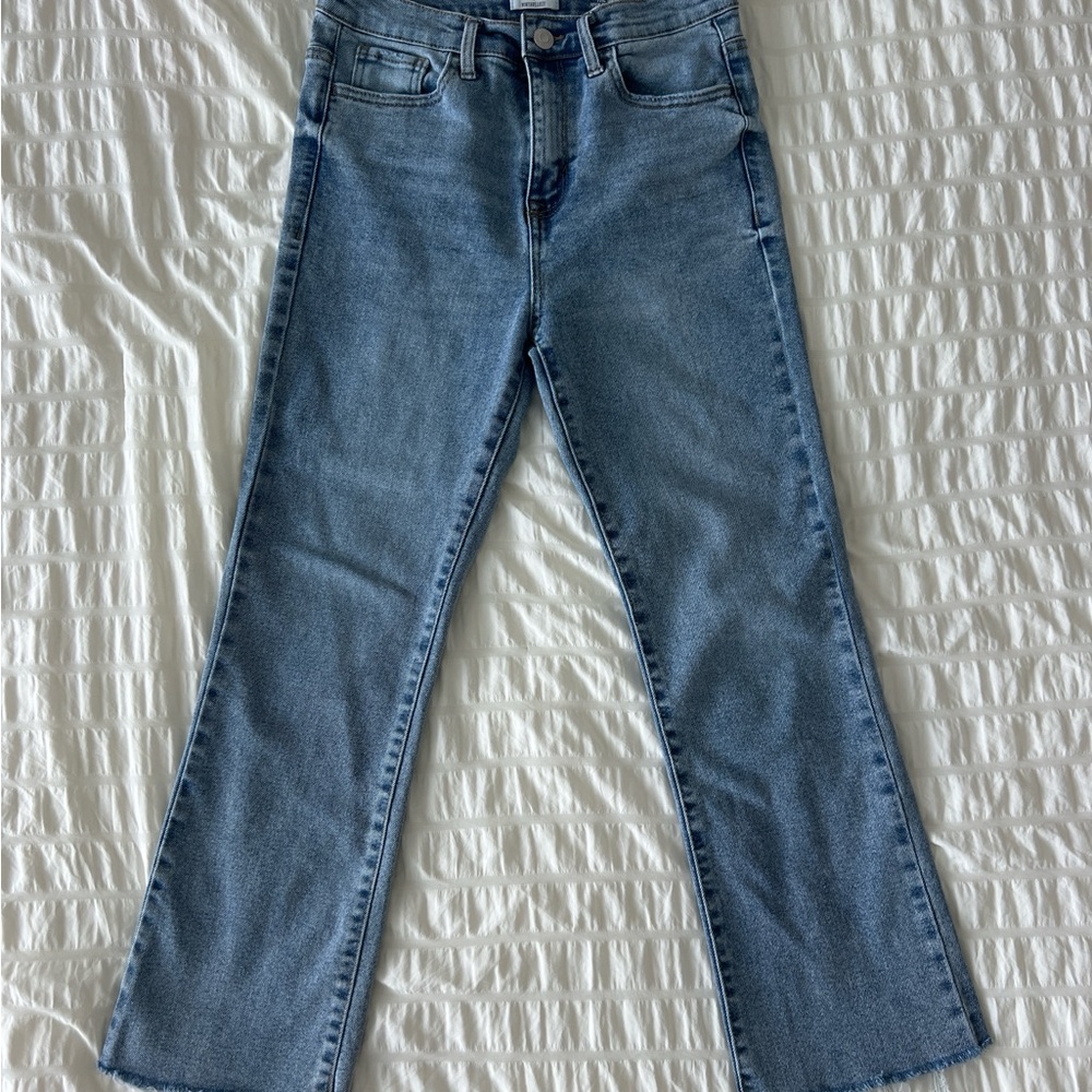 Kensie Blue Straight Leg Jeans Classic Denim